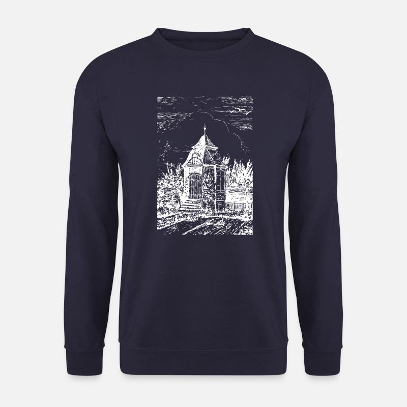 Radevormwald historisches Gartenhaus - Heimat - Unisex Pullover - Navy