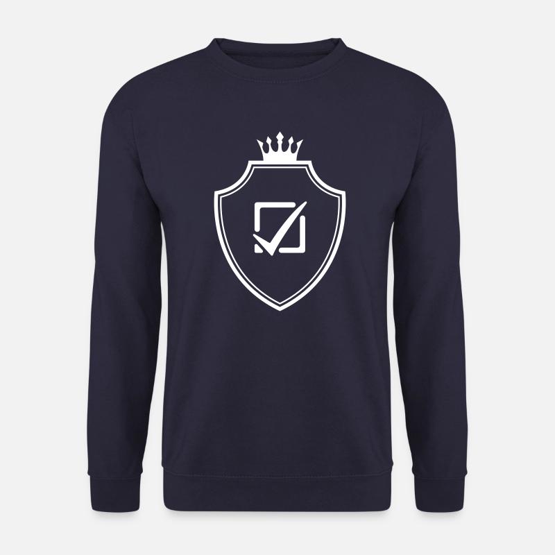 Häkchen Wählen Wappen - Unisex Pullover - Navy