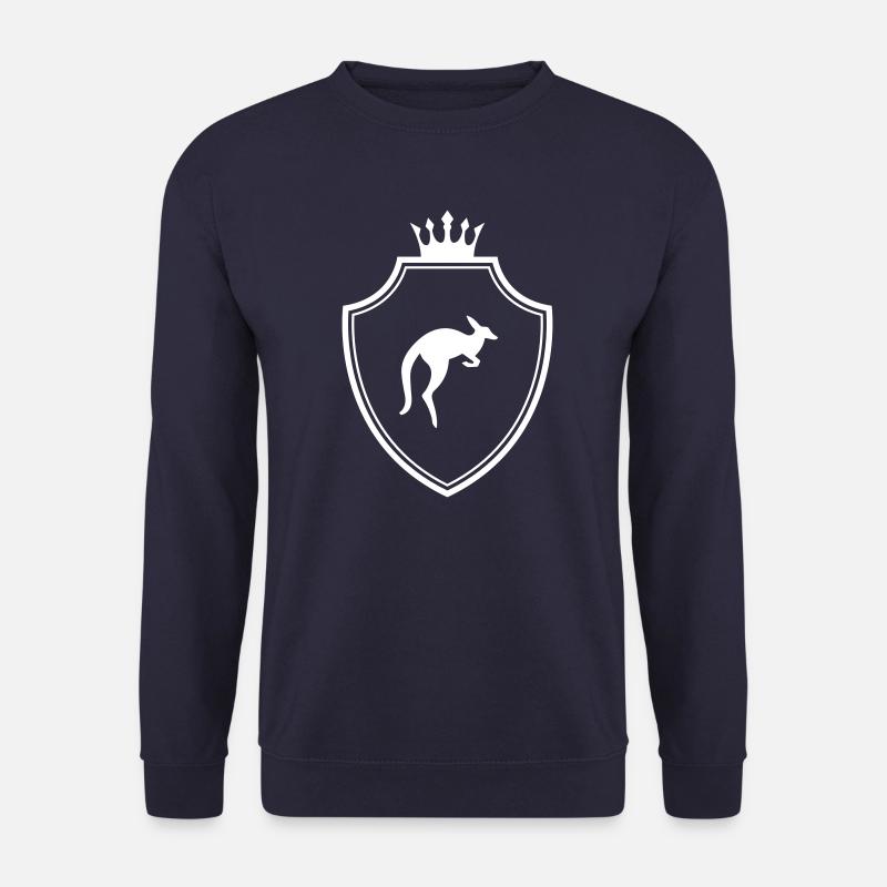 Känguru Wappen - Unisex Pullover - Navy