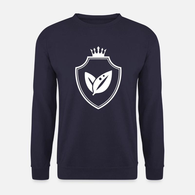 Blatt Ökologie Wappen - Unisex Pullover - Navy