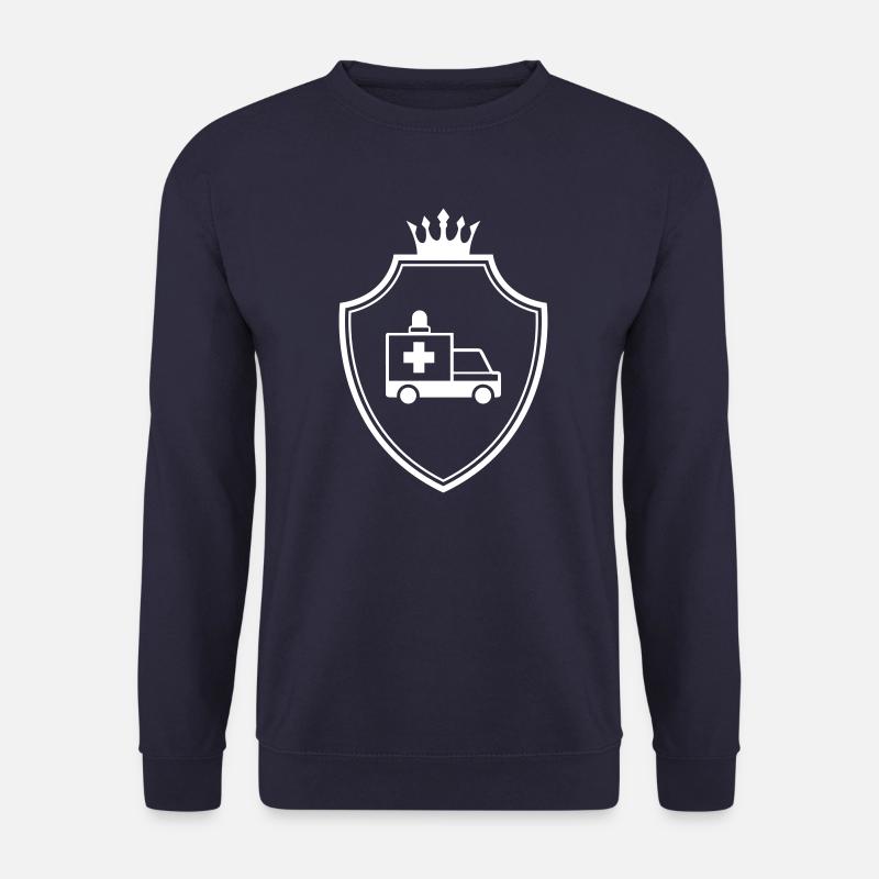 Krankenwagen Wappen Ambulance - Unisex Pullover - Navy
