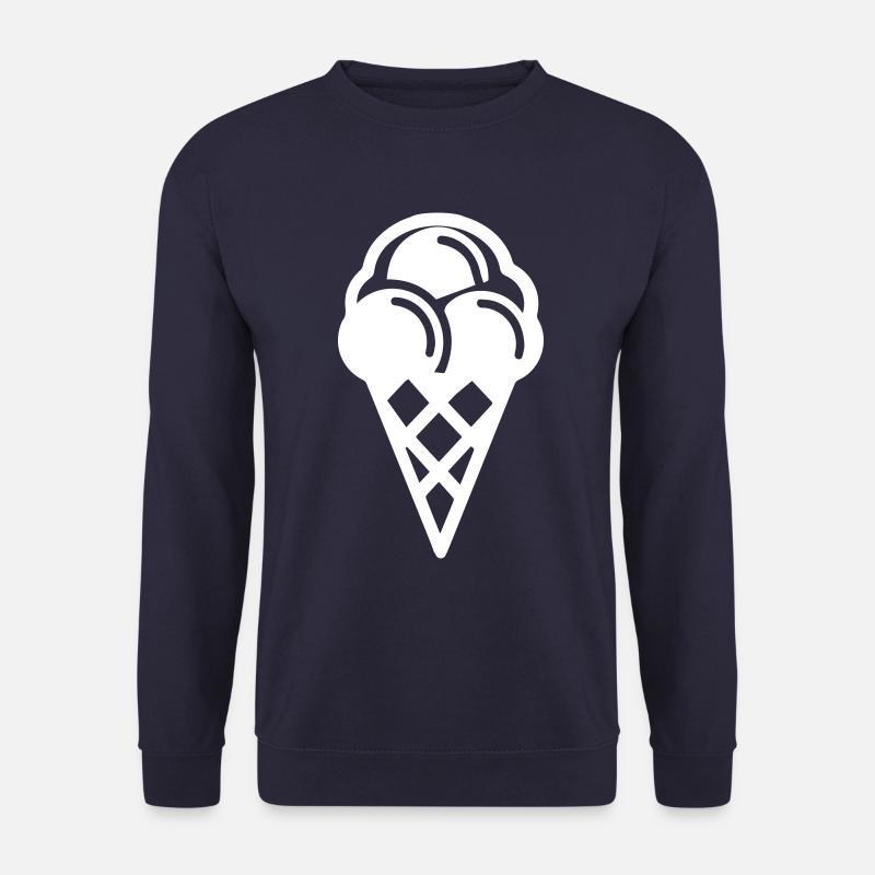 Icône d’icône de glace - Sweat-shirt Unisexe - marine