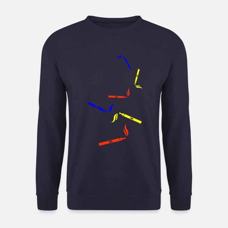 E-Zigarette Silhouette - Unisex Pullover - Navy