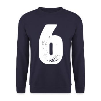 Maillot 6 numéros - Sweat-shirt Unisexe - marine - Devant - Alina (178cm) & Michal (187cm)
