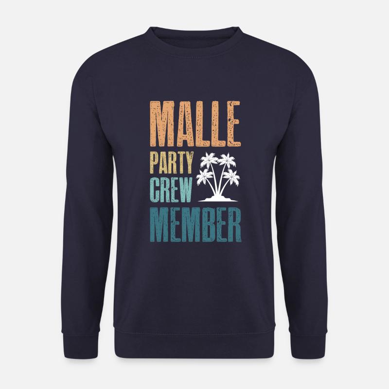 Malle Party Crew - Unisex Pullover - Navy