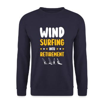 Retraite de la planche à voile - Sweat-shirt Unisexe - marine - Devant - Alina (178cm) & Michal (187cm)