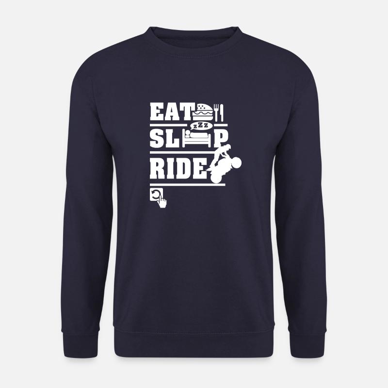 Eat Sleep Ride - Unisex Sweatshirt - navy