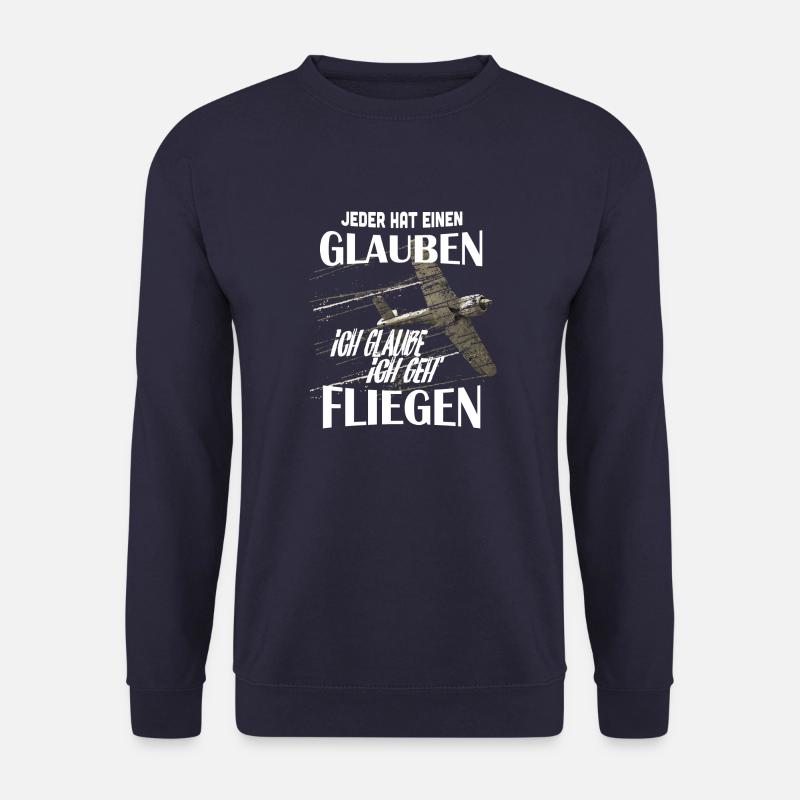 Ich geh' Fliegen - Unisex Pullover - Navy