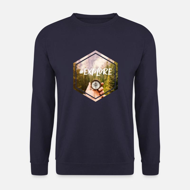 #explorer - Unisex Pullover - Navy