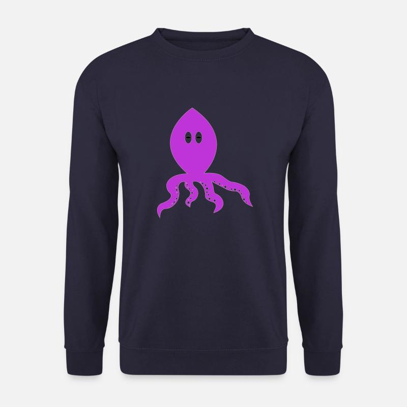 thinking squid - Unisex Sweatshirt - navy