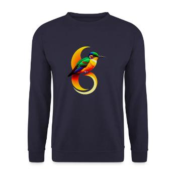 Colibri - Sweat-shirt Unisexe - marine - Devant - Alina (178cm) & Michal (187cm)