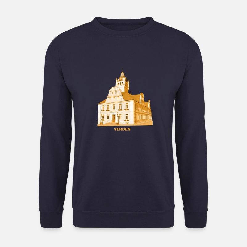 Verden Rathaus Aller Niedersachsen - Unisex Pullover - Navy