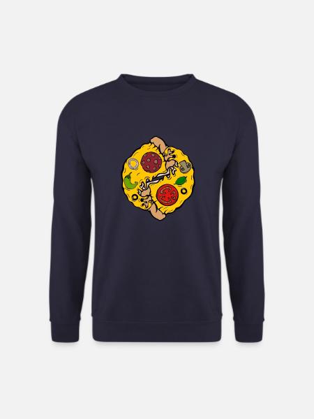 Pizza Yin Yang - Unisex Pullover - Navy