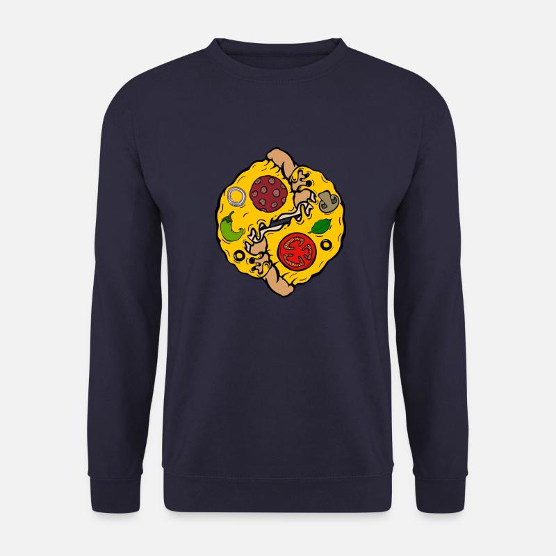 Pizza Yin Yang - Unisex Pullover - Navy