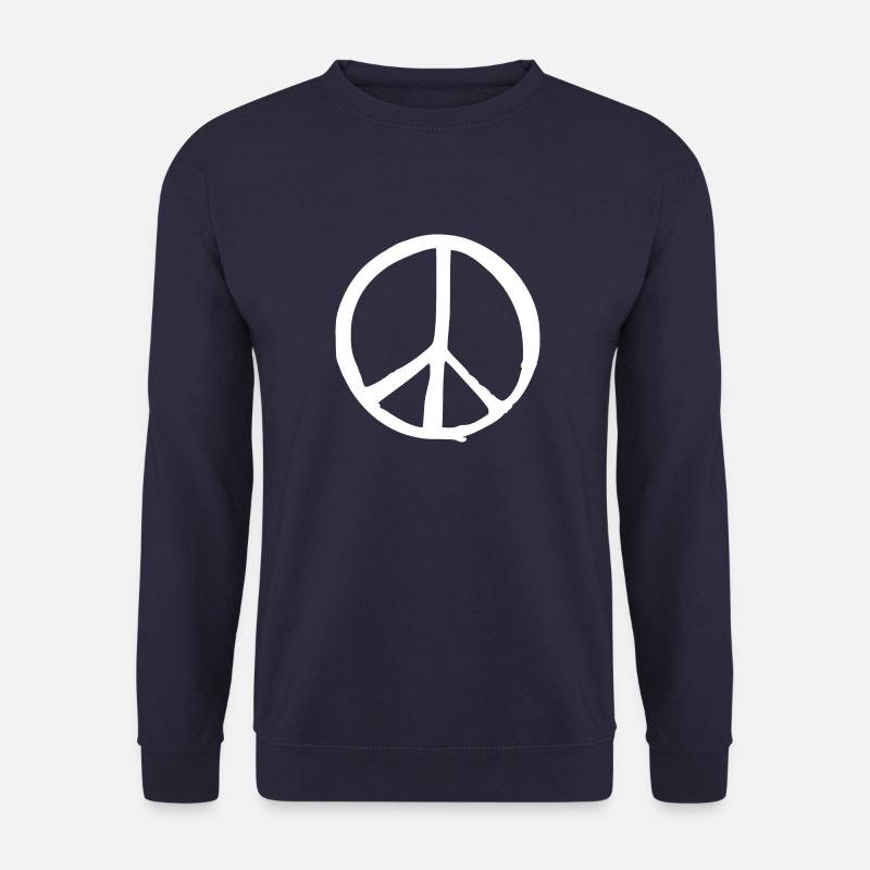 Peacezeichen - Unisex Pullover - Navy