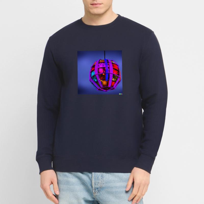 explodierende weihnachtskugel Unisex Pullover