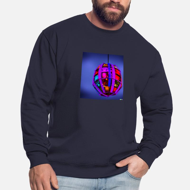explodierende weihnachtskugel Unisex Pullover