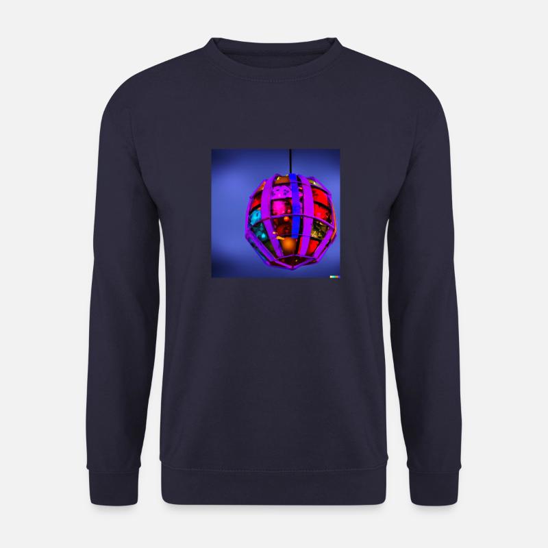 explodierende weihnachtskugel - Unisex Pullover - Navy
