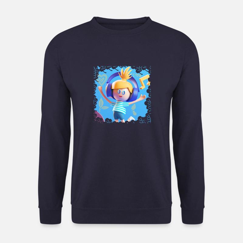 LUSTIGE MUSIK 3 - Unisex Pullover - Navy