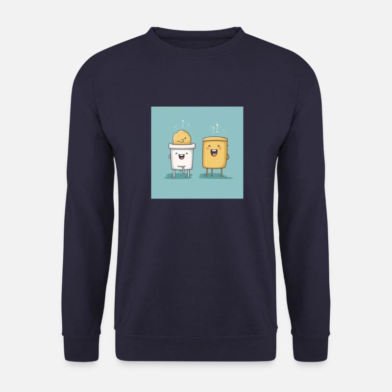 Tassen mit Nüssen - Unisex Pullover - Navy
