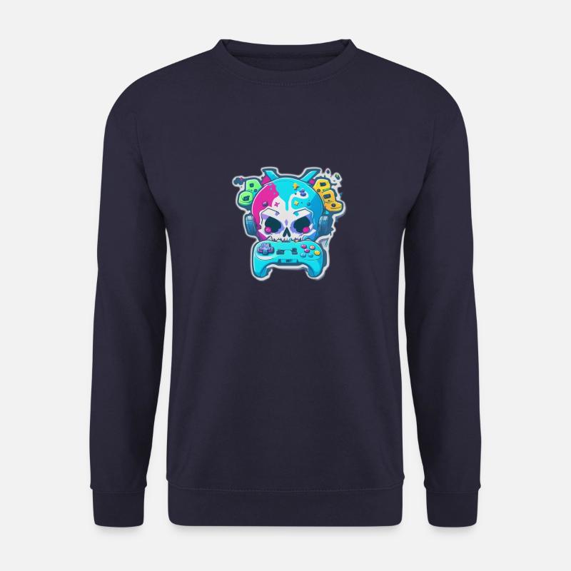 Skullhead Controller - Unisex Sweatshirt - navy