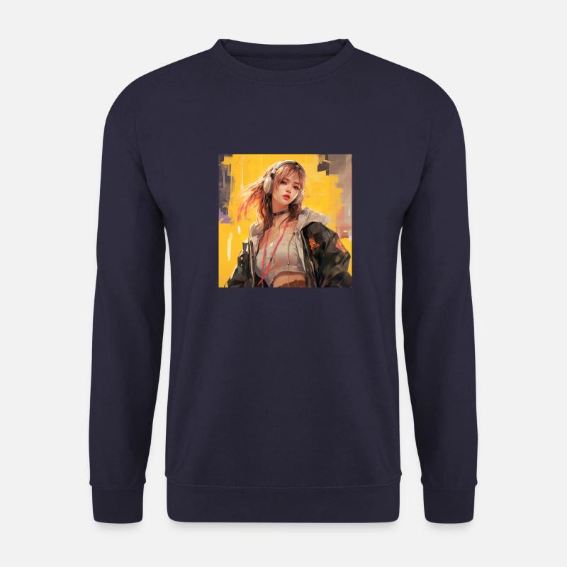Japan Manga Women - Unisex Pullover - Navy