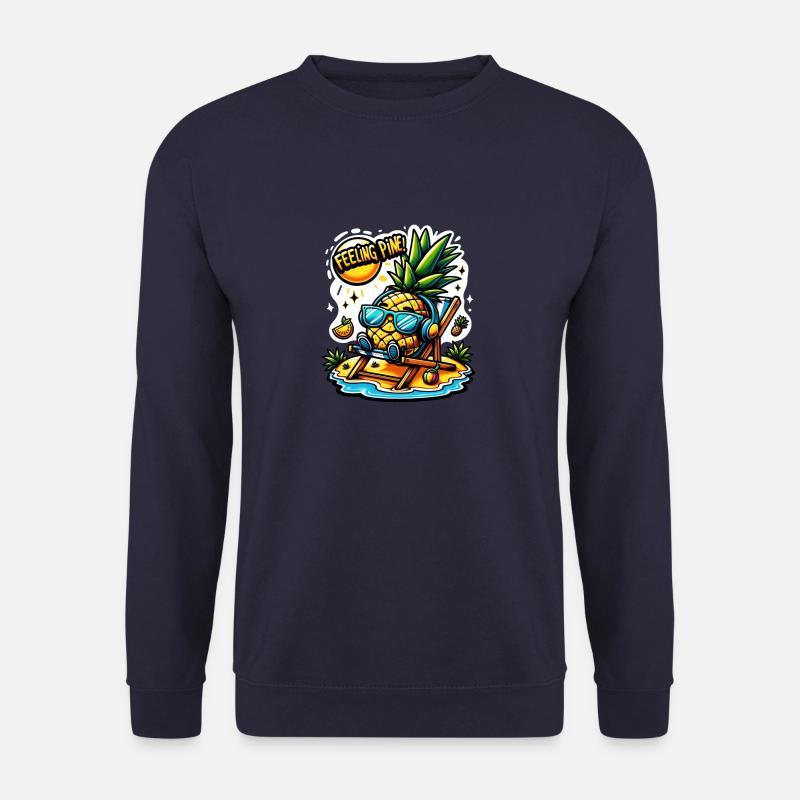 Feeling Pine - Unisex Pullover - Navy