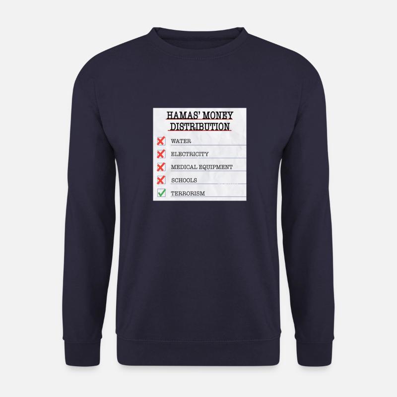 Stand With Israel - Unisex Pullover - Navy