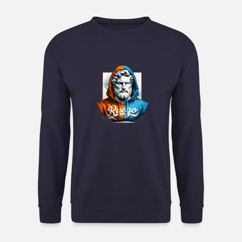 Ρουγεο - "Ruego" - Unisex Pullover - Navy