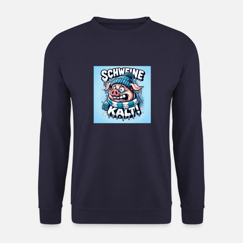 Schweinekalt! - Unisex Pullover - Navy