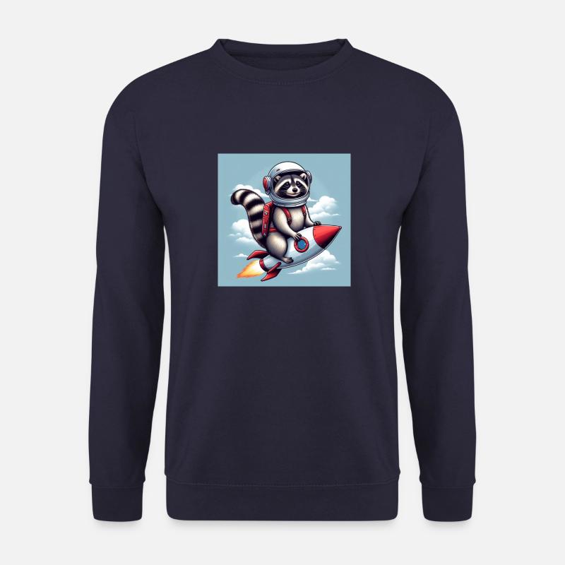 Raketen Waschbär - Unisex Pullover - Navy