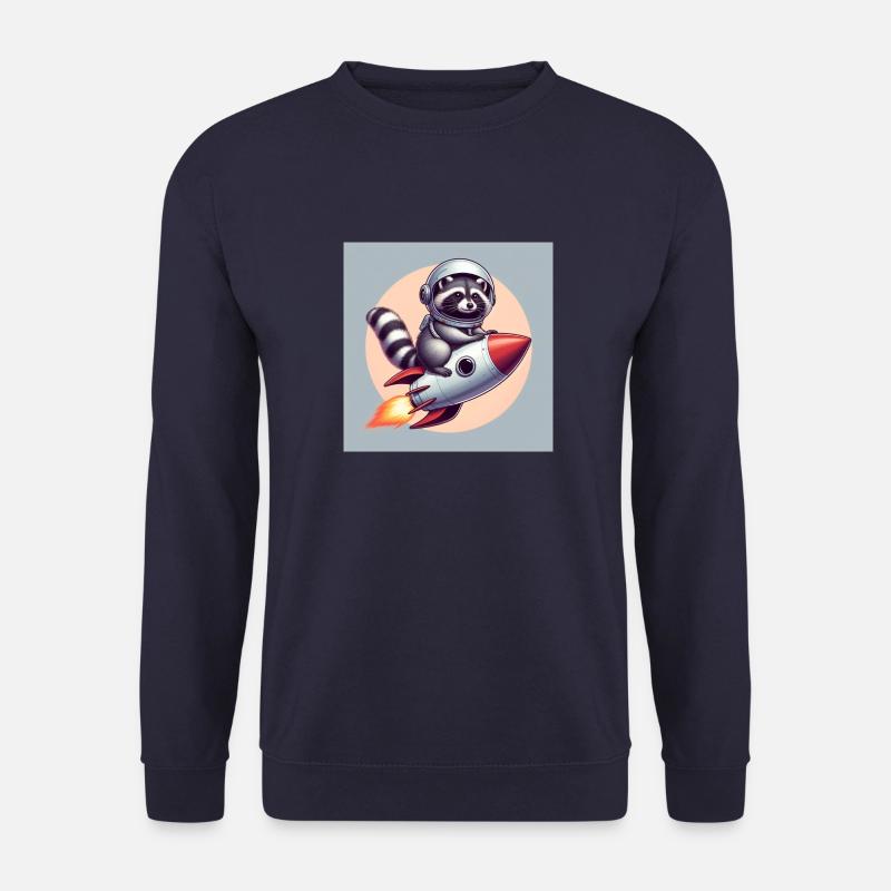 Raketen Waschbär - Unisex Pullover - Navy