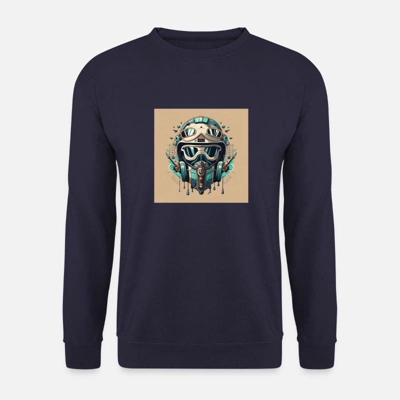 Future Style Motorradhelm - Unisex Pullover - Navy