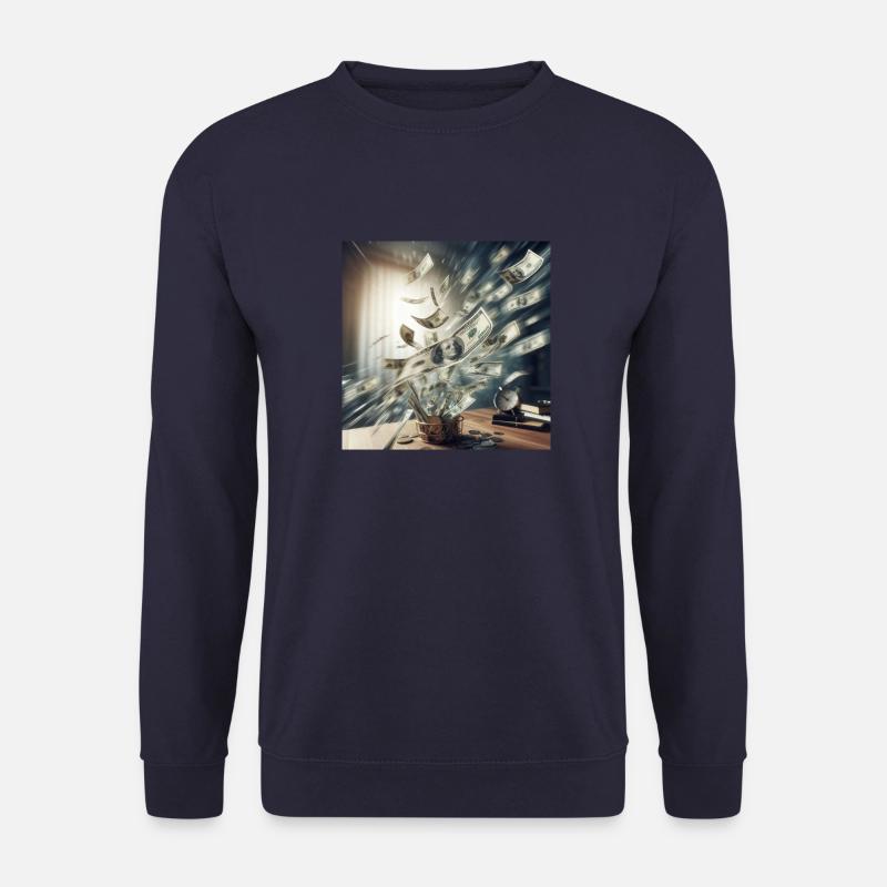 Automatic Earning - Passive - Unisex Sweatshirt - navy