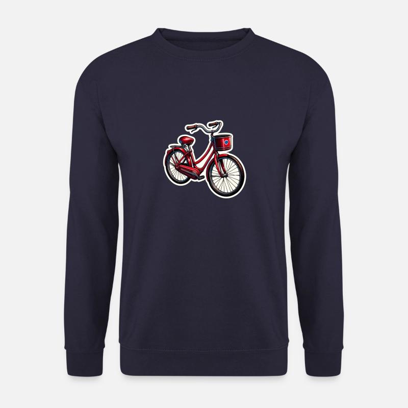 Rotes Fahrrad - Unisex Pullover - Navy