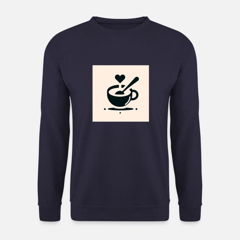 Kaffee - Unisex Pullover - Navy