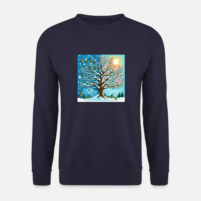 Hallo Frühling - Unisex Pullover - Navy