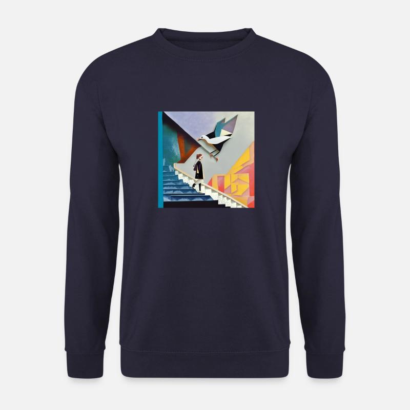 Vorüberziehend - Unisex Pullover - Navy