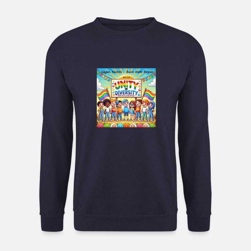Unity in Diversity - Unisex Sweatshirt - navy