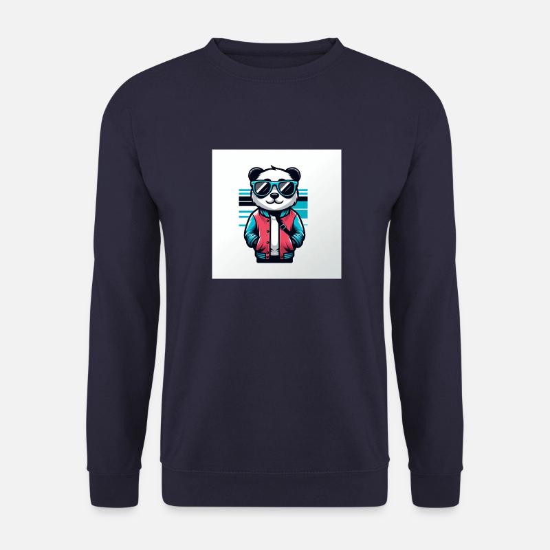 cool Panda - Unisex Pullover - Navy