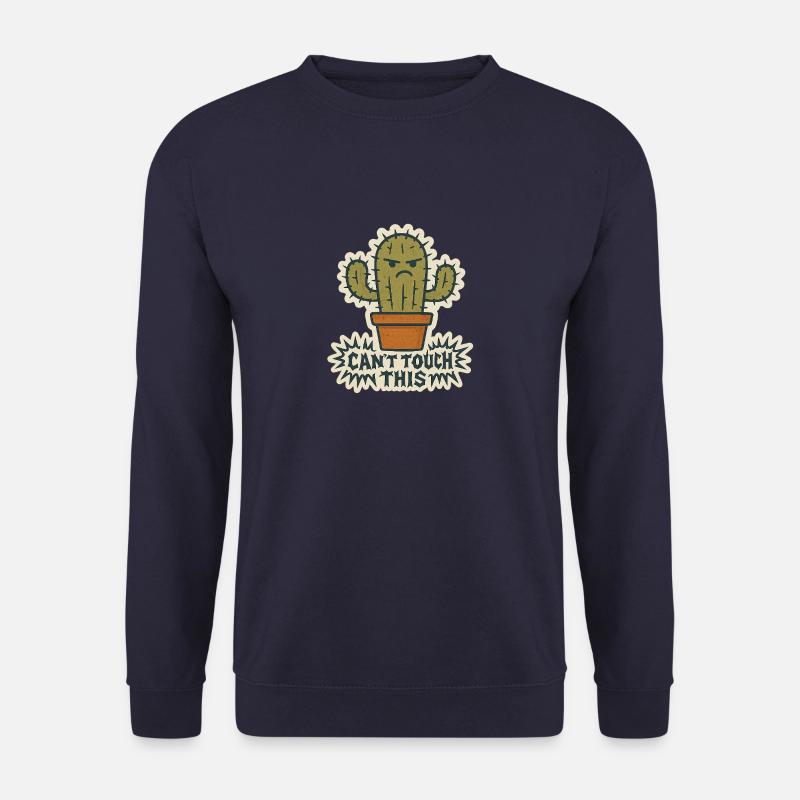 Cannot touch this - Cactus - Unisex Sweatshirt - navy