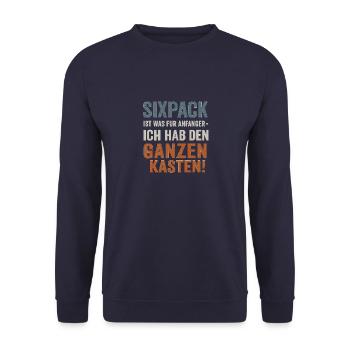 Sixpack - Unisex Pullover - Navy - Vorne - Alina (178cm) & Michal (187cm)