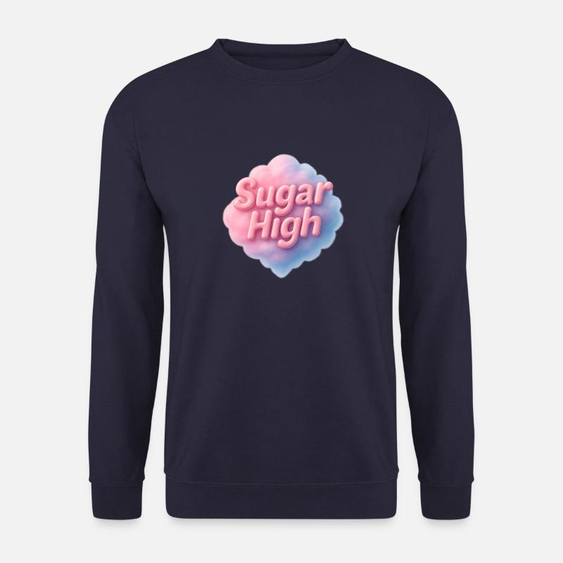 Zucker hoch - Unisex Pullover - Navy
