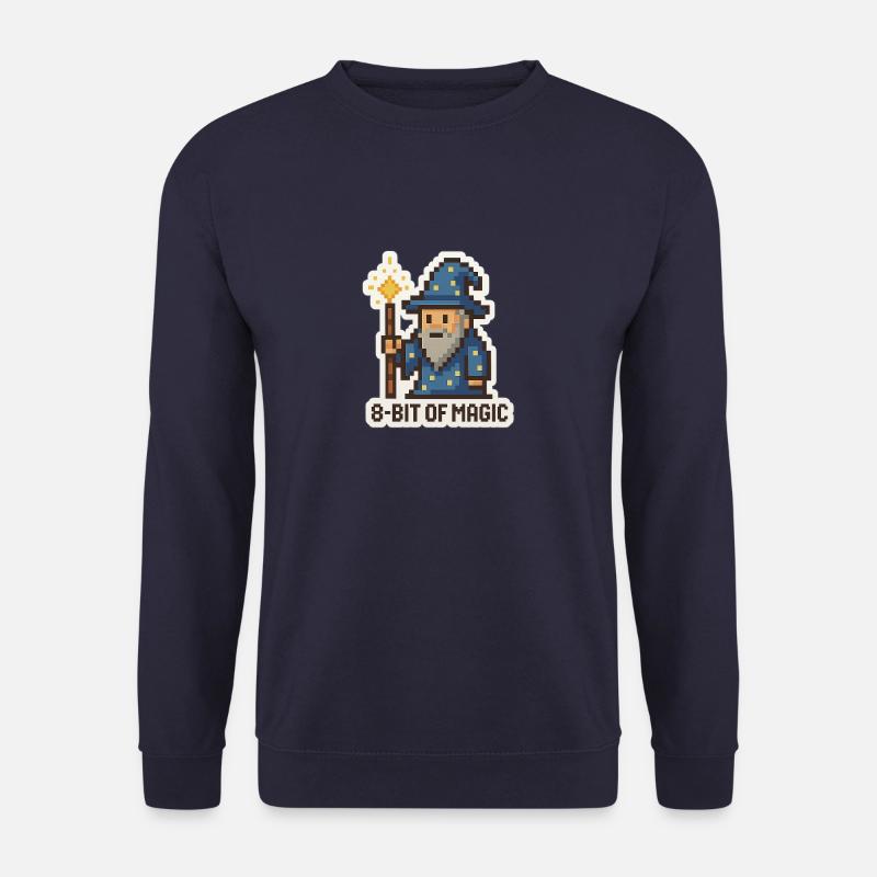 8 Bit of Magic - Assistant Pixel Rétro - Sweat-shirt Unisexe - marine