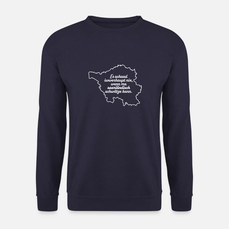 Saarländisch schwätze - Unisex Pullover - Navy