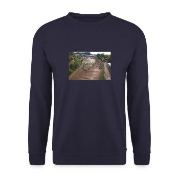 Sidecarcross Start - Rudersberg - Unisex Pullover - Navy - Vorne - Alina (178cm) & Michal (187cm)