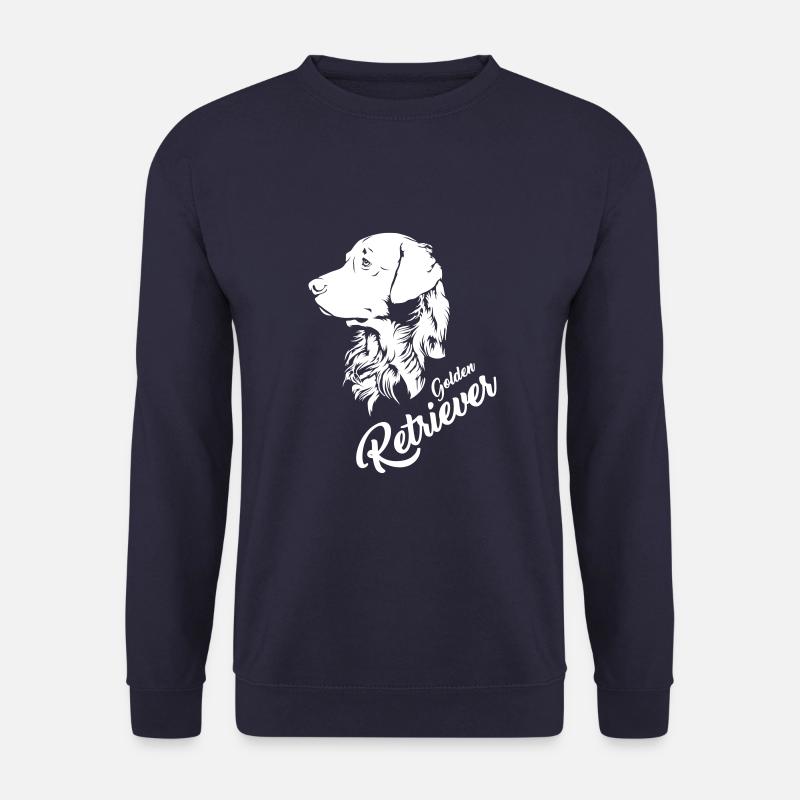 Golden Retriever - Negativ - Unisex Pullover - Navy