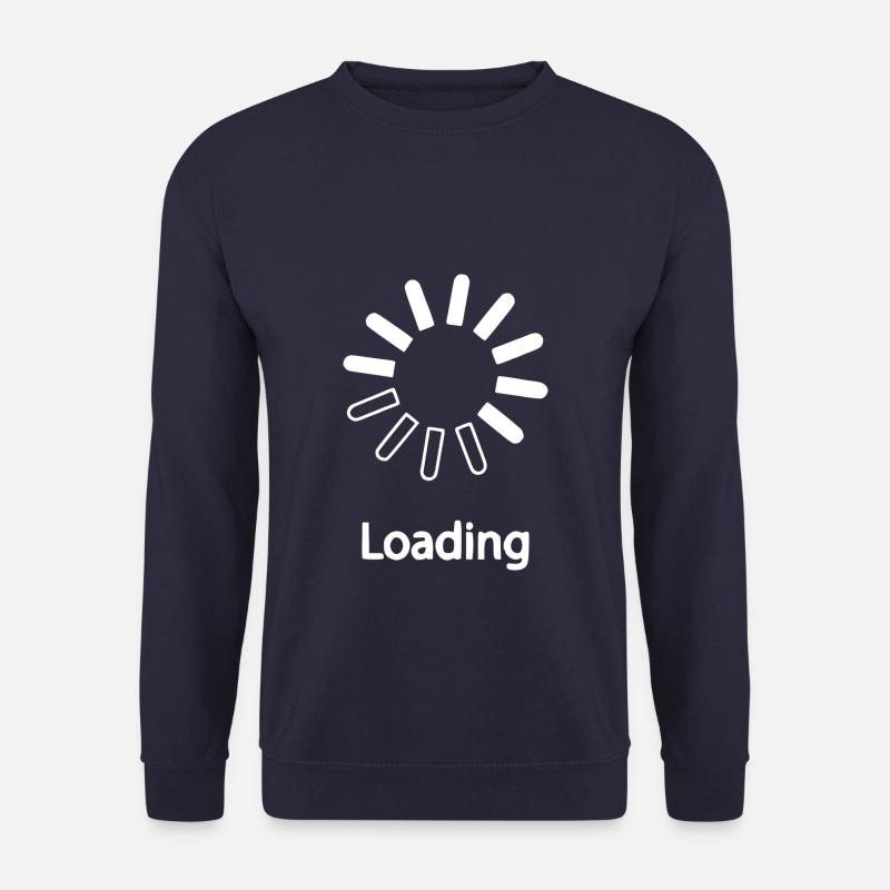 Loading blanc - Sweat-shirt Unisexe - marine