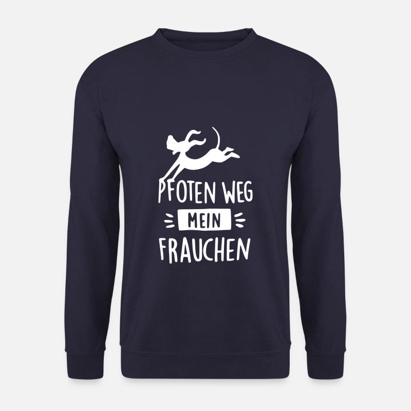 Pfoten weg - mein Frauchen - Unisex Pullover - Navy
