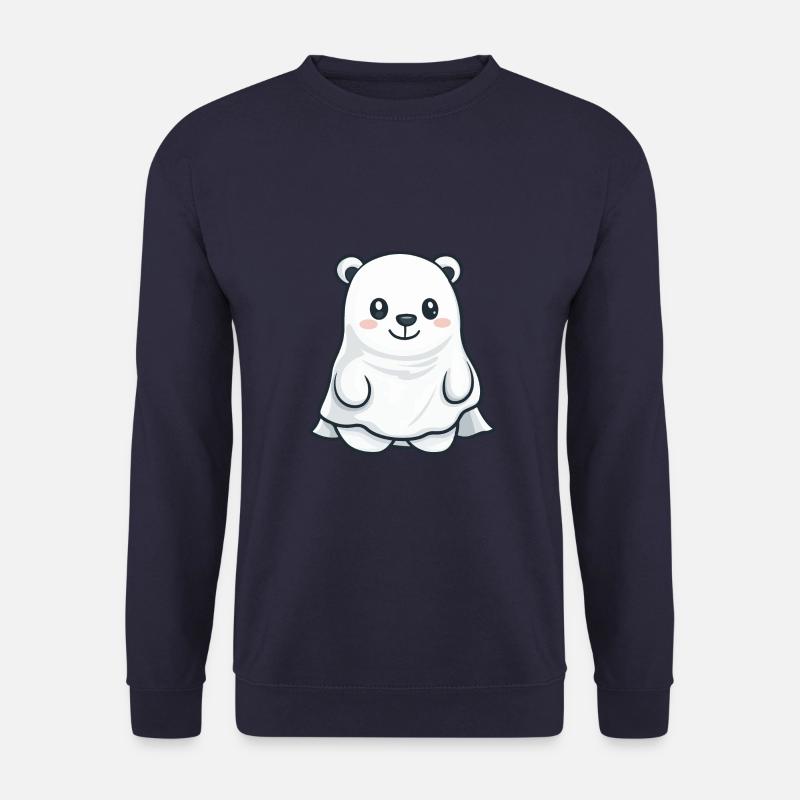 Eisbär Halloween Lustig Geist - Unisex Pullover - Navy